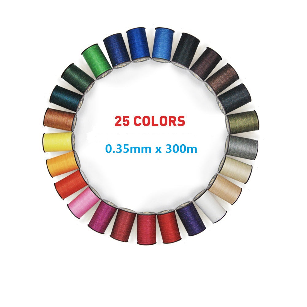 25Pcs Wax Thread Set