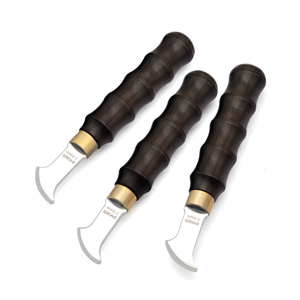 Creaser de bord en cuir (disponible dans les tailles 1,5 mm, 2,0 mm, 2,5 mm)