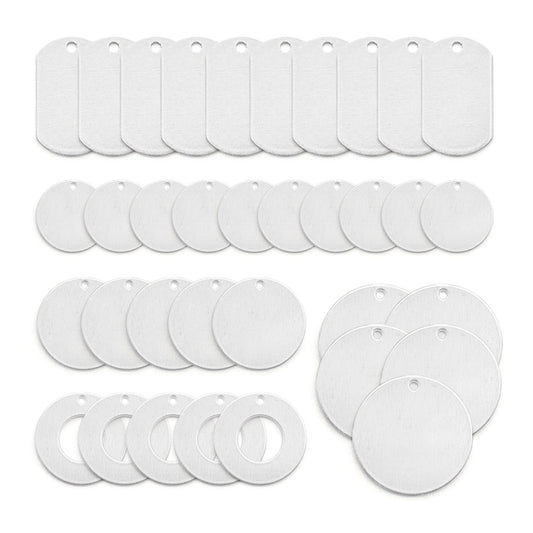 35Pcs multi-shape stamping blanks kit