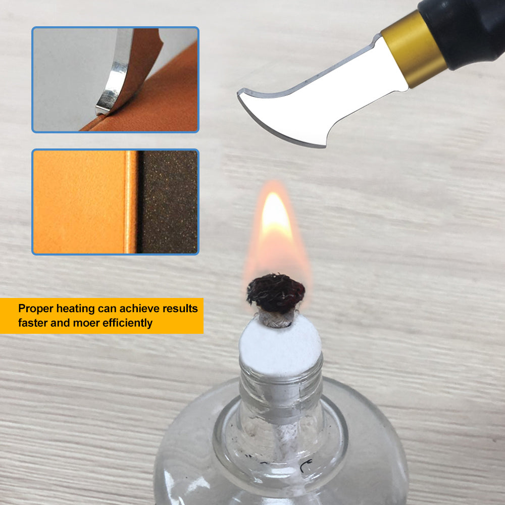 Creaser de bord en cuir (disponible dans les tailles 1,5 mm, 2,0 mm, 2,5 mm)