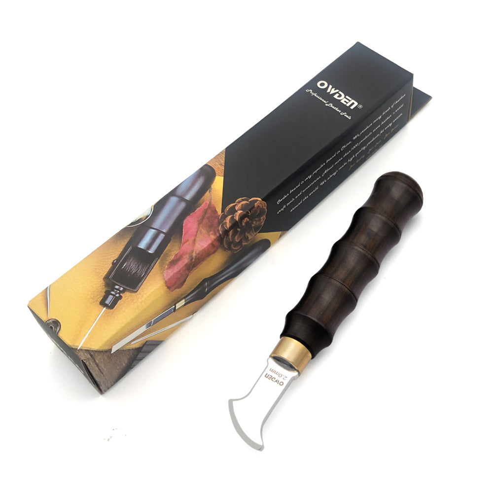 Creaser de bord en cuir (disponible dans les tailles 1,5 mm, 2,0 mm, 2,5 mm)