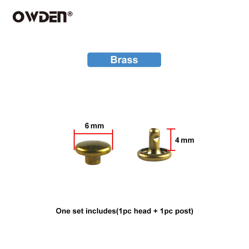 Double Cap Rivets