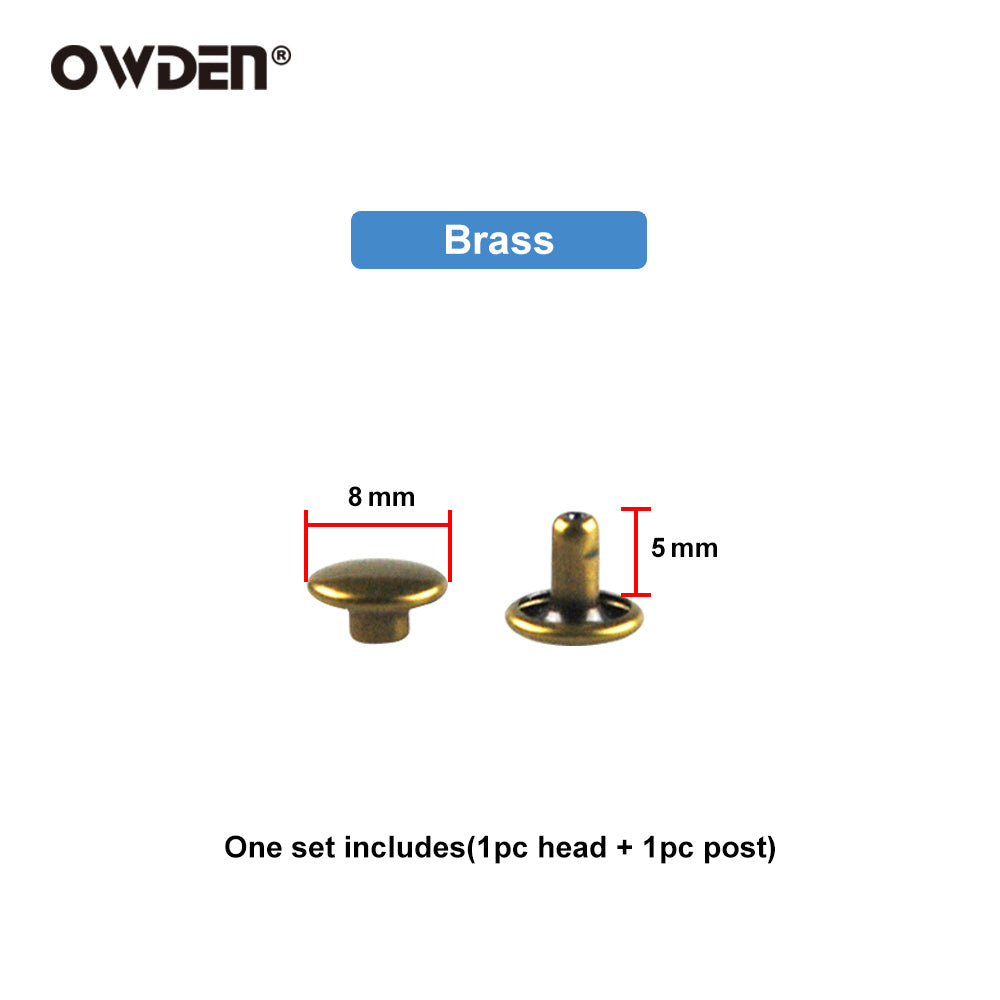 Double Cap Rivets