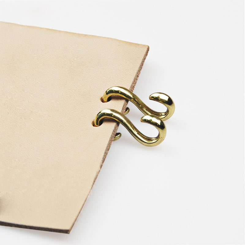 Solid Brass S-hook