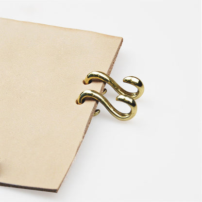 Solid Brass S-hook