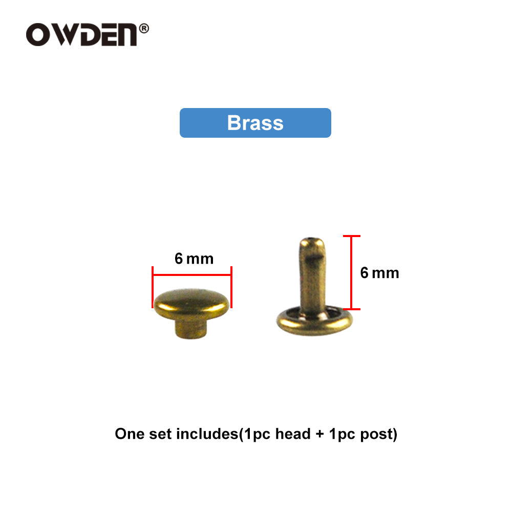 Double Cap Rivets