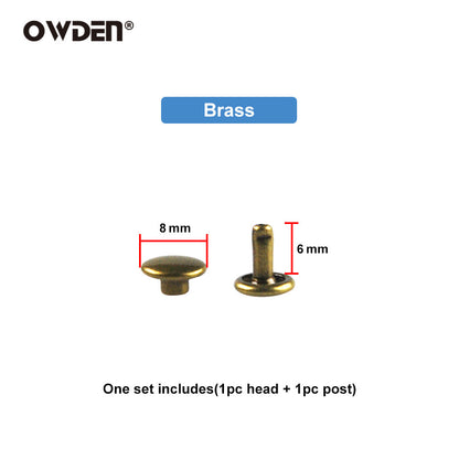 Double Cap Rivets