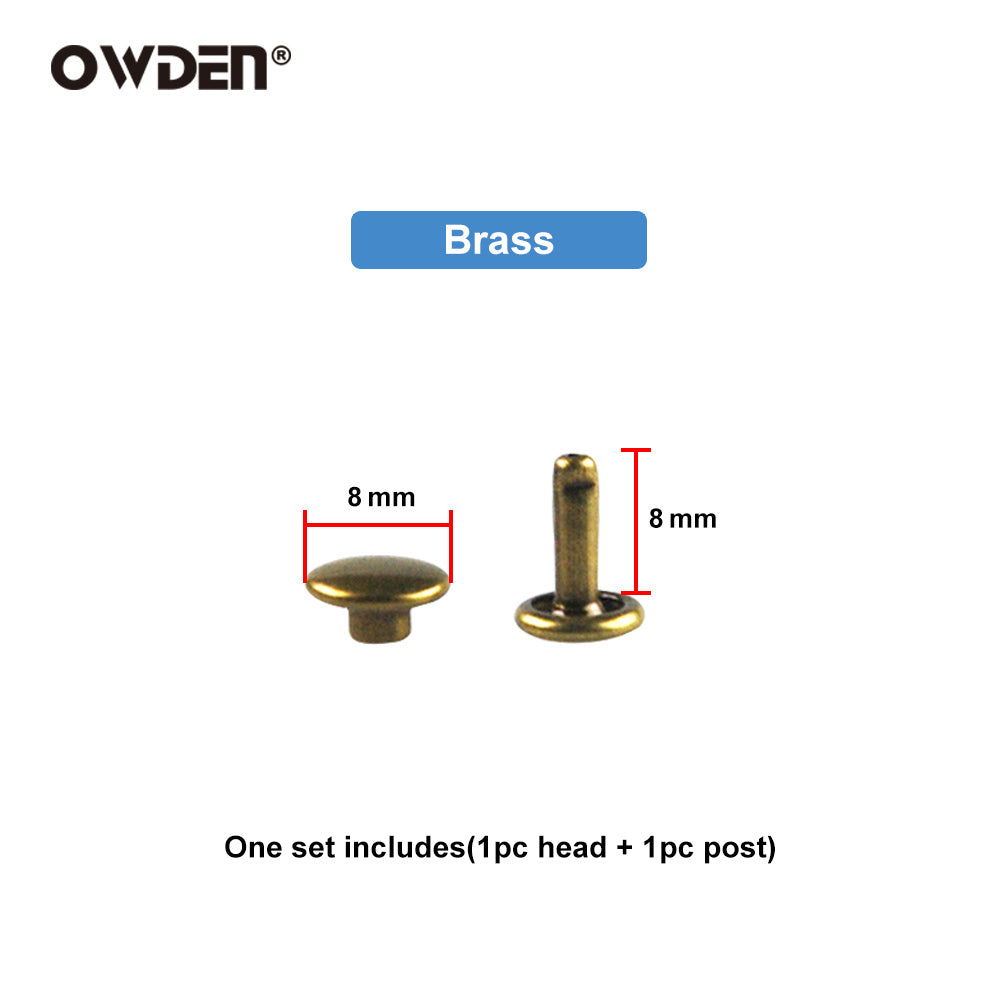 Double Cap Rivets