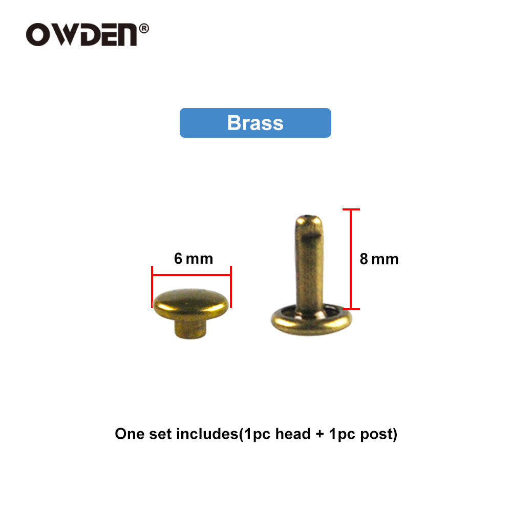 Double Cap Rivets