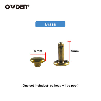 Double Cap Rivets