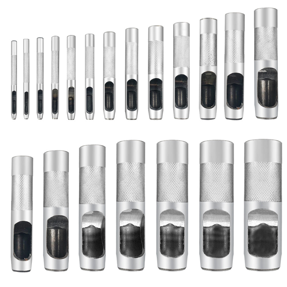 Silver Hole Punches 1-28mm