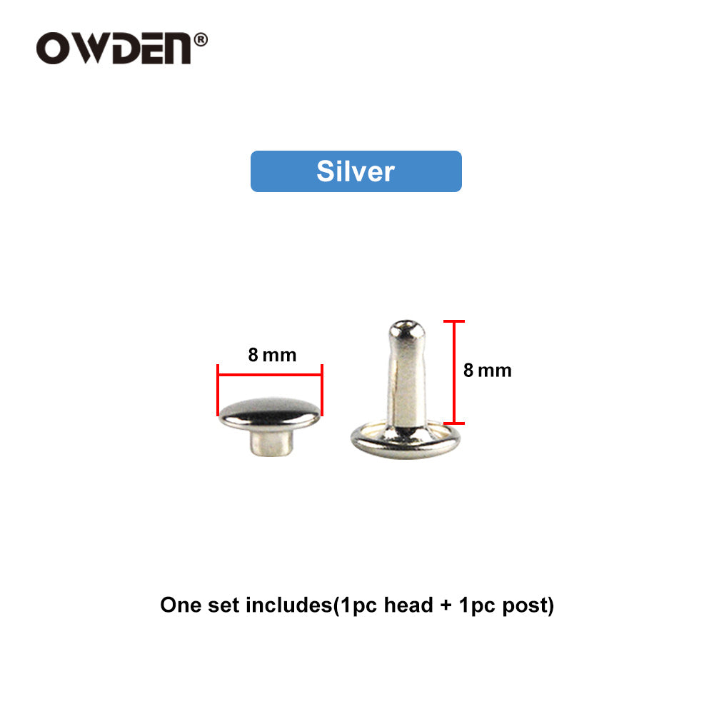 Double Cap Rivets