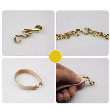 Solid Brass S-hook
