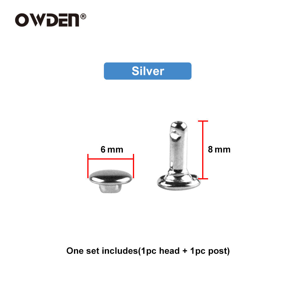 Double Cap Rivets