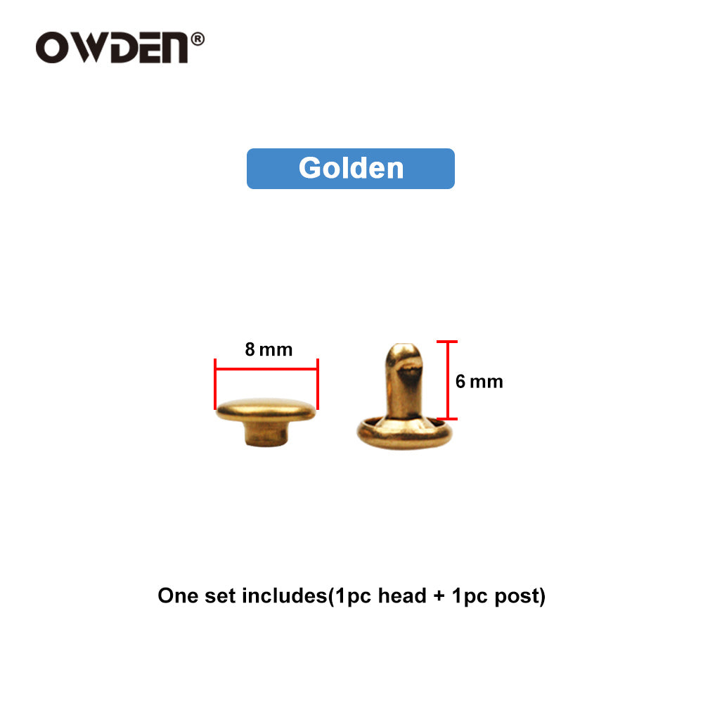 Double Cap Rivets