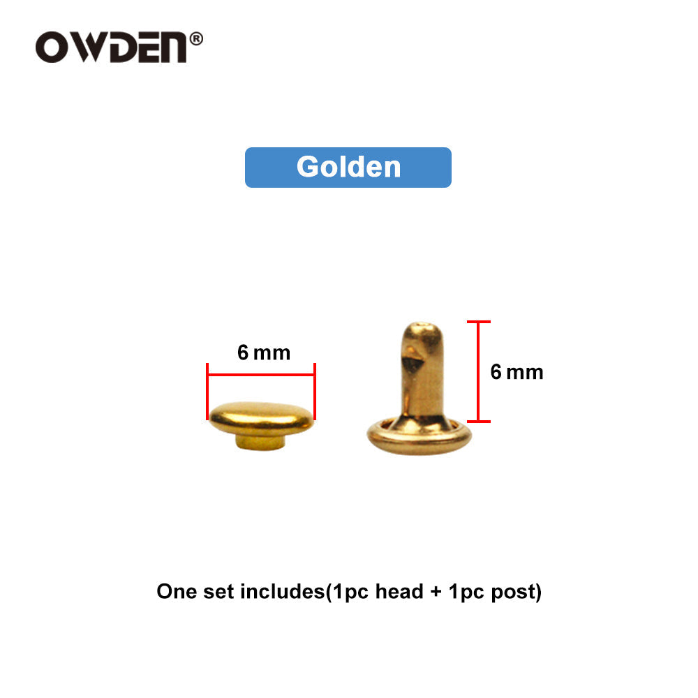 Double Cap Rivets