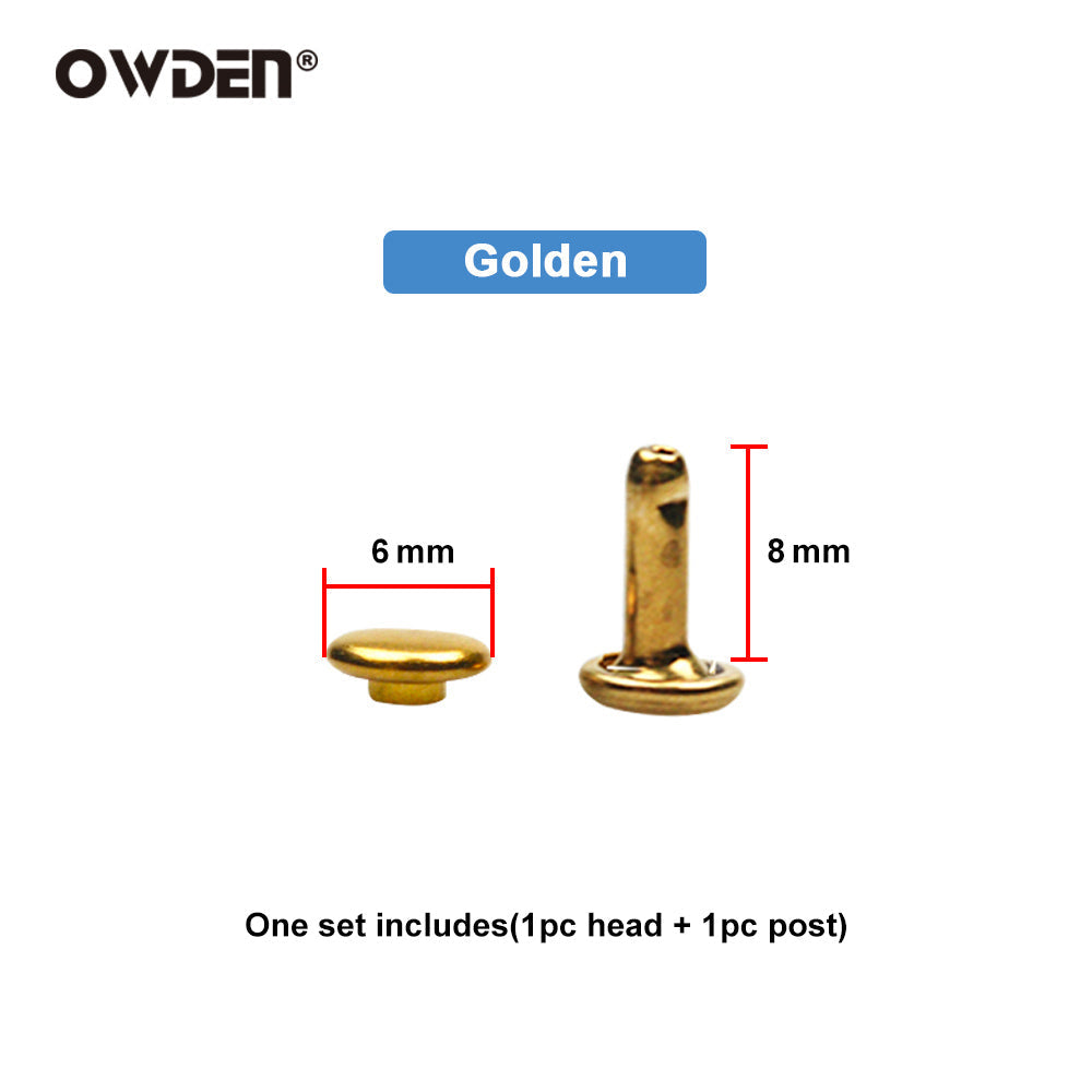 Double Cap Rivets