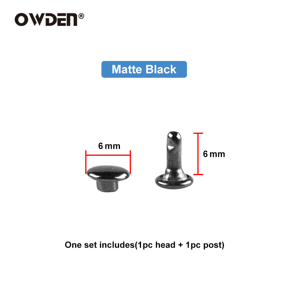 Double Cap Rivets