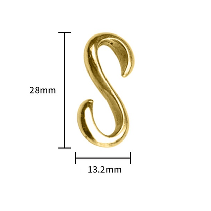 Solid Brass S-hook