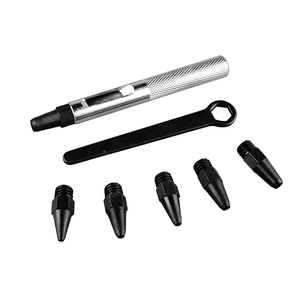 OWDEN 7pcs Interchangeable leather hole punch tools set, 2mm-4.5mm