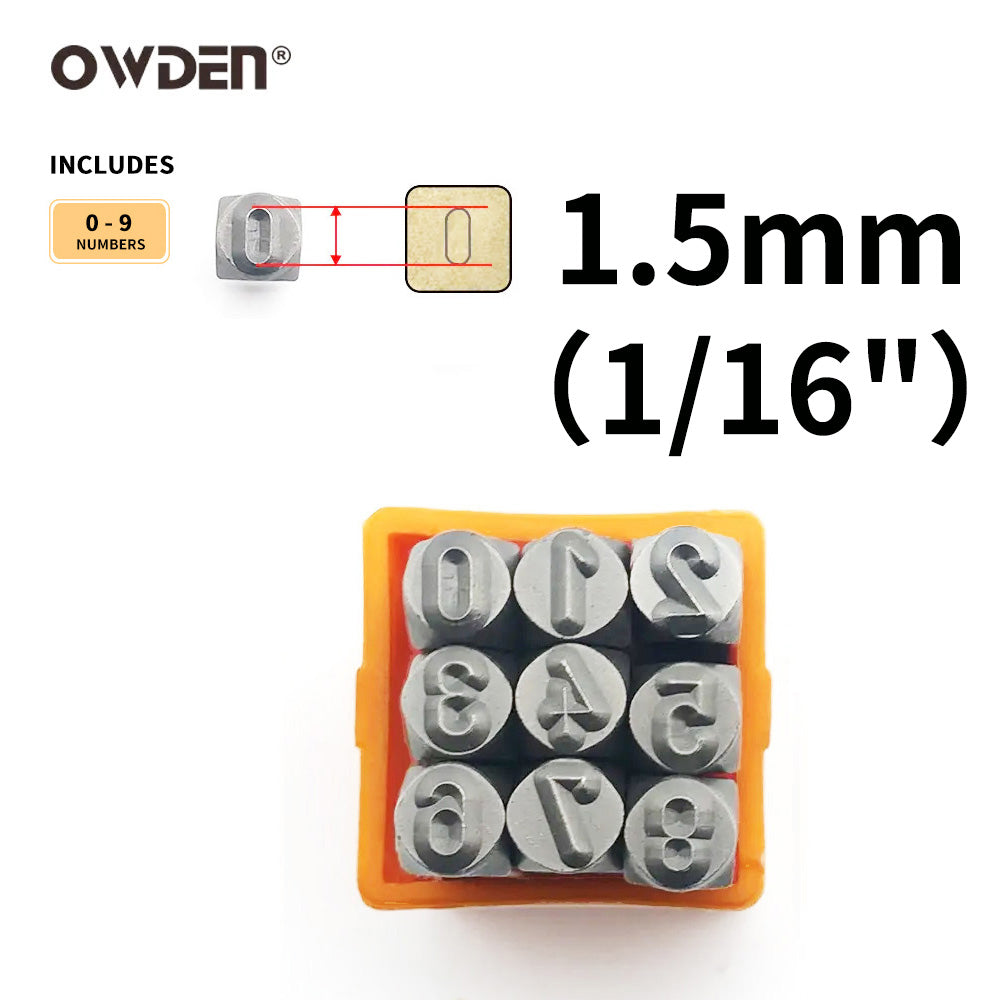 Standard Number Metal Stamps
