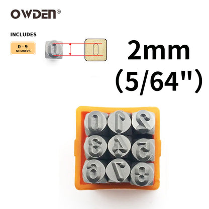 Standard Number Metal Stamps