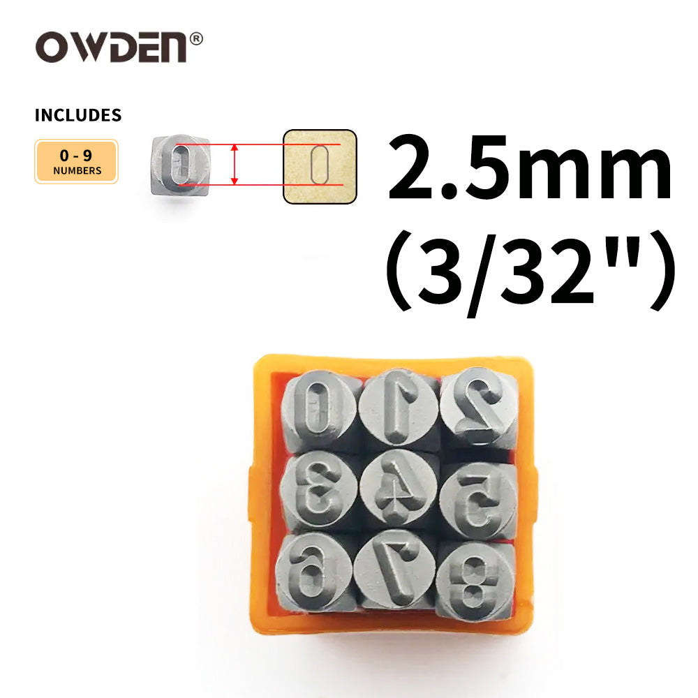 Standard Number Metal Stamps
