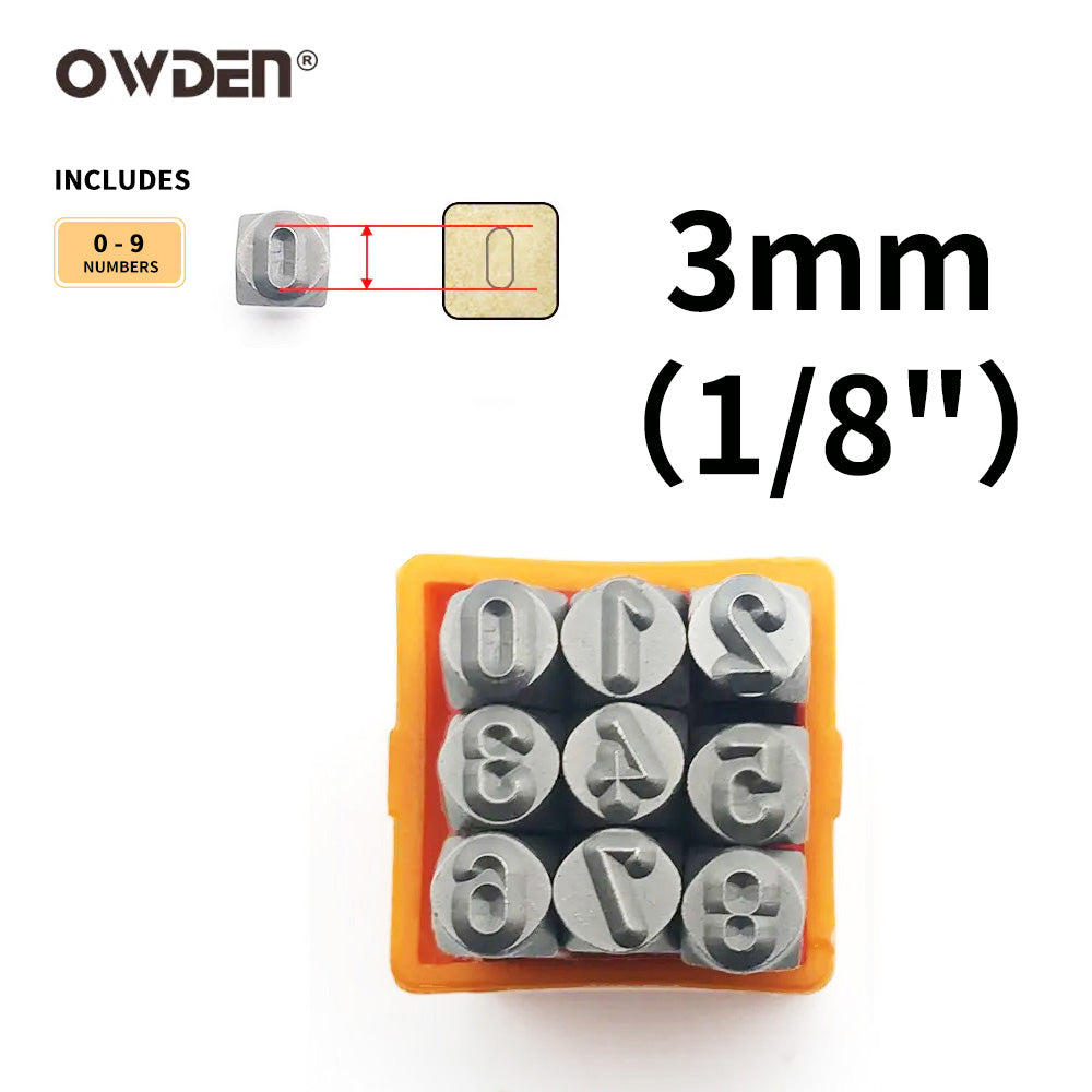 Standard Number Metal Stamps
