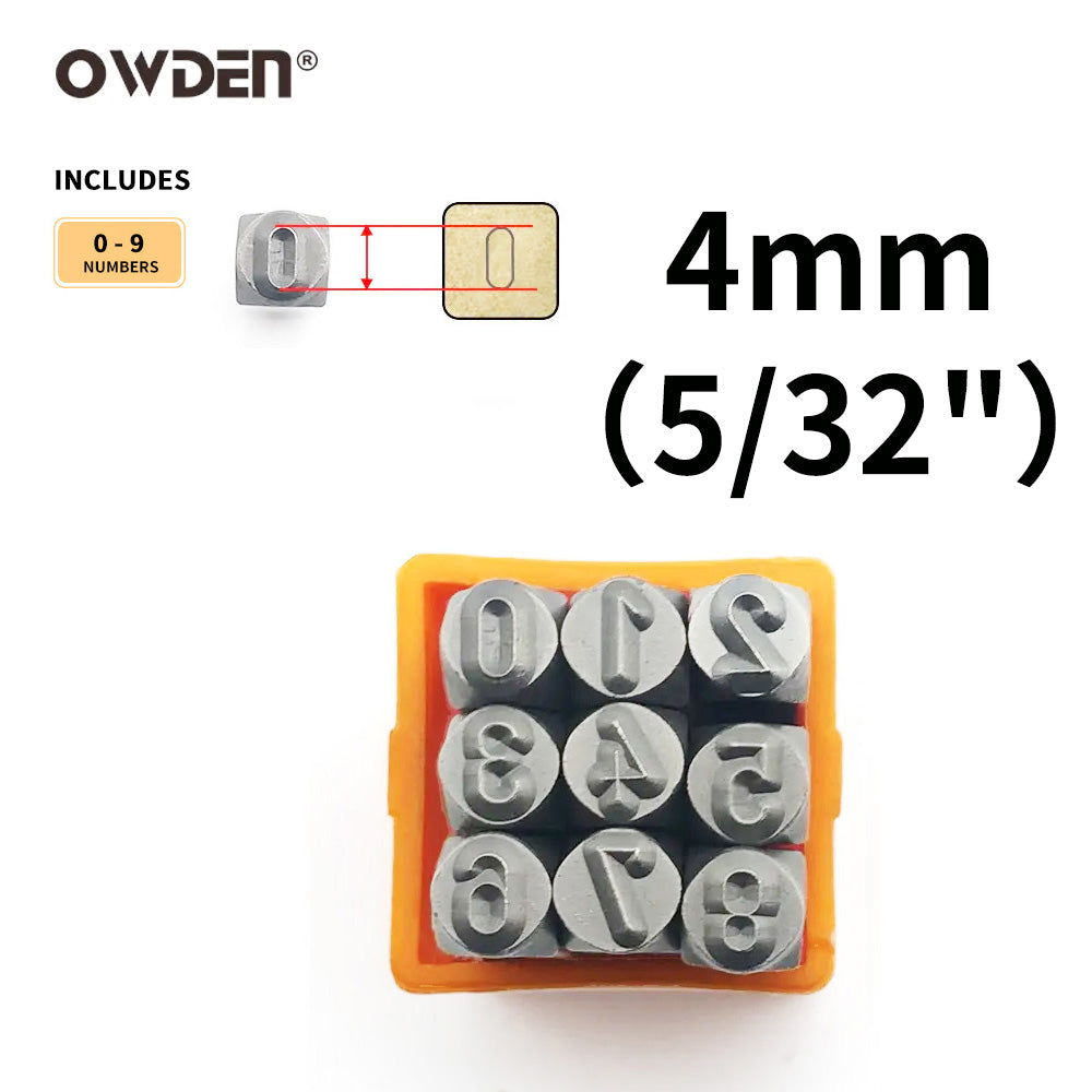 Standard Number Metal Stamps