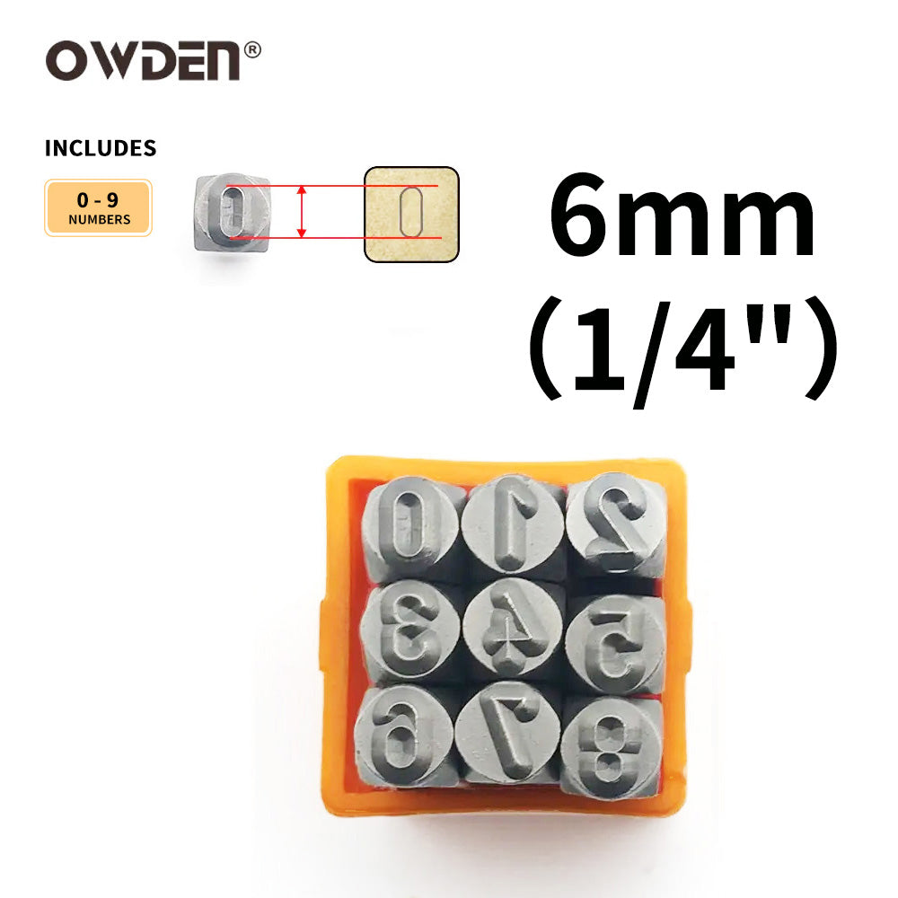 Standard Number Metal Stamps
