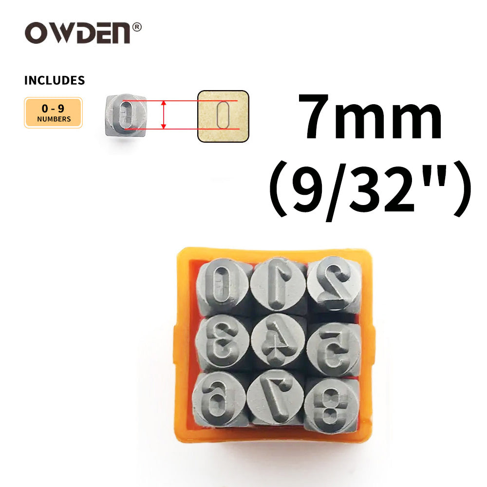 Standard Number Metal Stamps