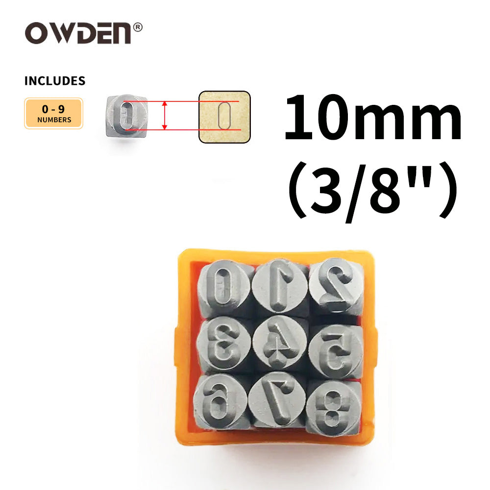 Standard Number Metal Stamps
