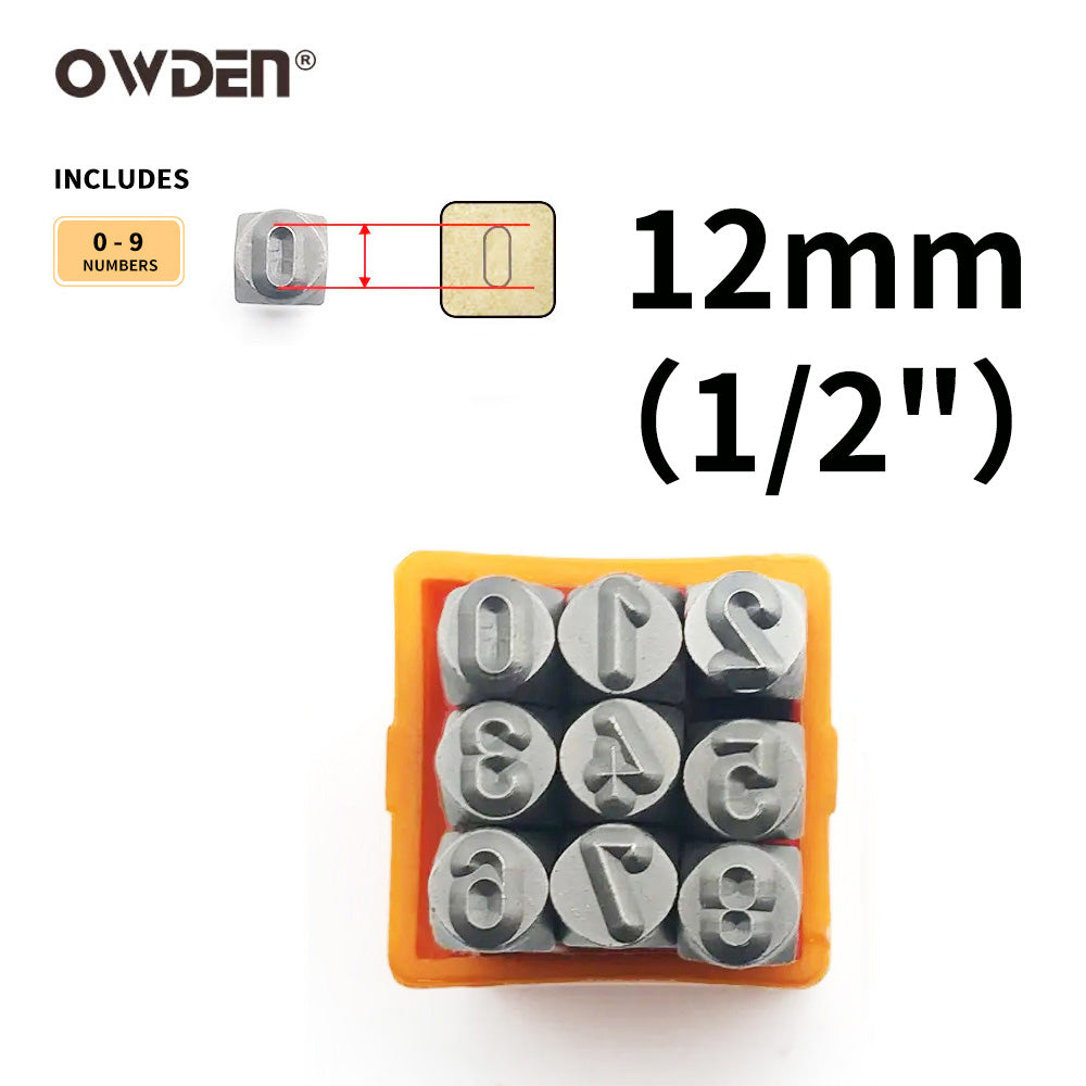 Standard Number Metal Stamps