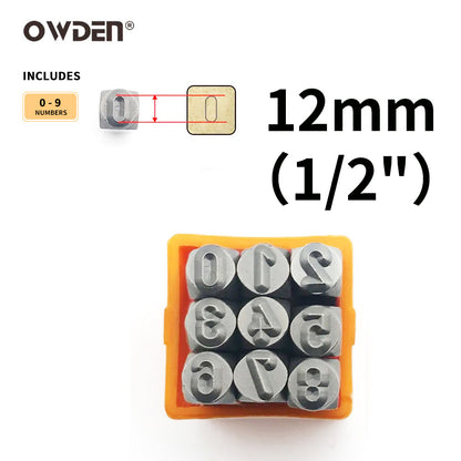 Standard Number Metal Stamps