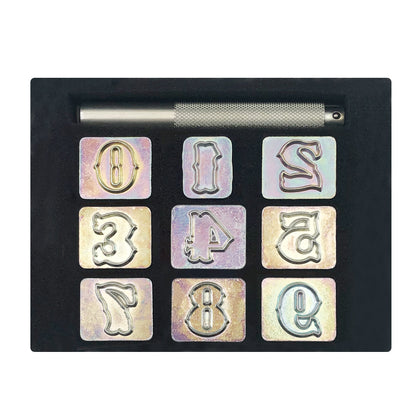 Number Stamping Set 3/4'' (19mm)