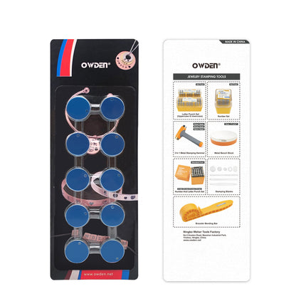 50Pcs Circle w/ Hole, 3/4"- Stamping Blanks