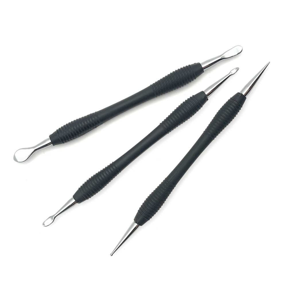 OWDEN 3Pcs Leather Modeling Carving Tool Spoon Balls Embossing Carving  Leather Craf Tool Point Stylus – OWDEN CRAFT