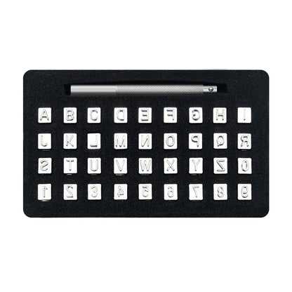 Number & Alphabet Stamping Set 1/4" (6.5mm)