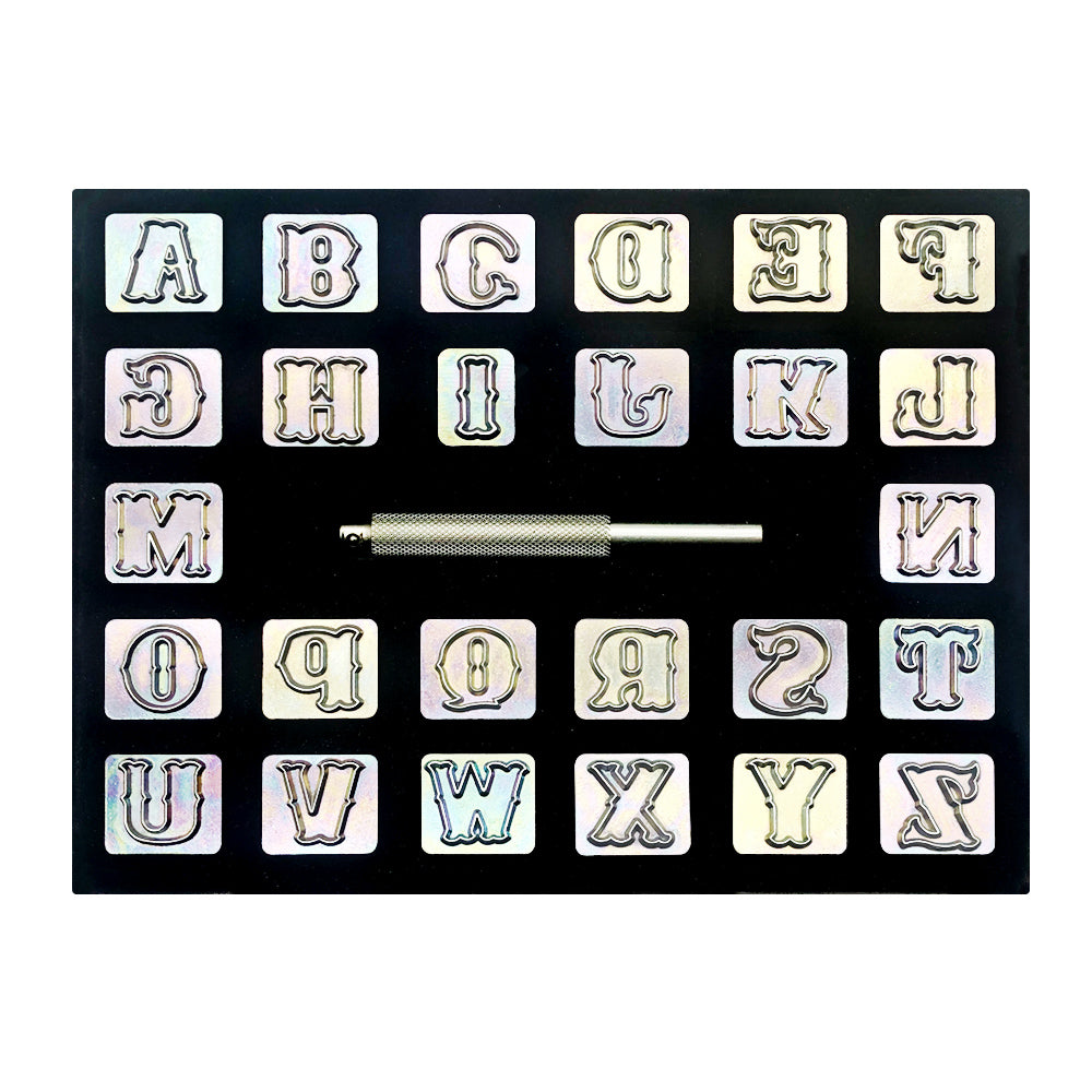 Alphabet Stamping Set 3/4" (19mm)