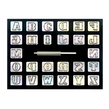 Alphabet Stamping Set 3/4" (19mm)
