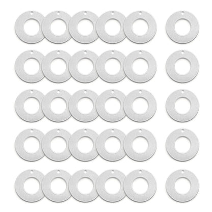 30pcs Circle Blank Washer - 1''