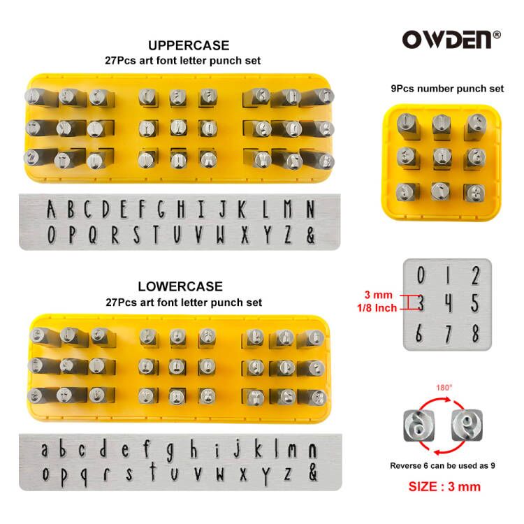 65Pcs Metal Stamps Tools Set