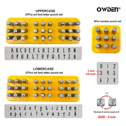 65Pcs Metal Stamps Tools Set