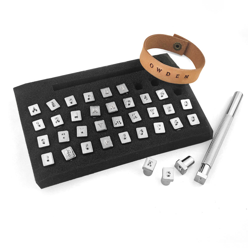Zahlen- und Alphabet-Stempelset 1/8" (3,2 mm)