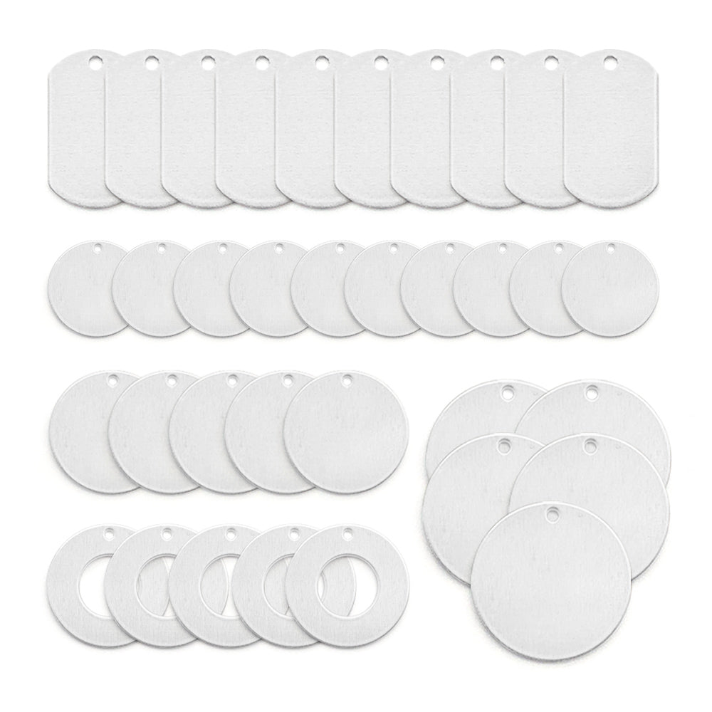 35Pcs multi-shape stamping blanks kit