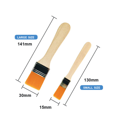 OWDEN Nylon Glue Brush Wooden Handle Oil-Painting
