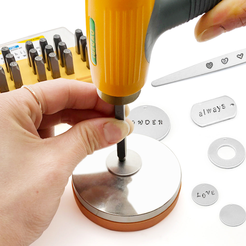 30Pcs Circle w/ Hole, 1"- Stamping Blanks