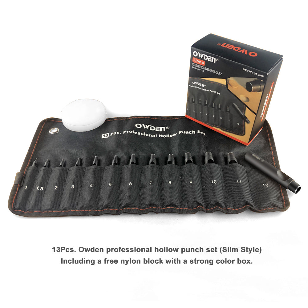 Punch Set - Medium - (3/16 to 5/16) - (8pc) - For KYDEX® & Leather