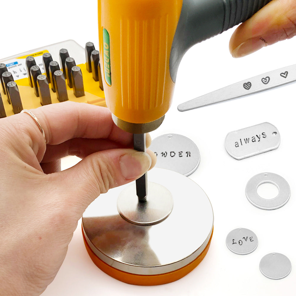 20Pcs Circle w/ Hole, 1-1/4"- Stamping Blanks