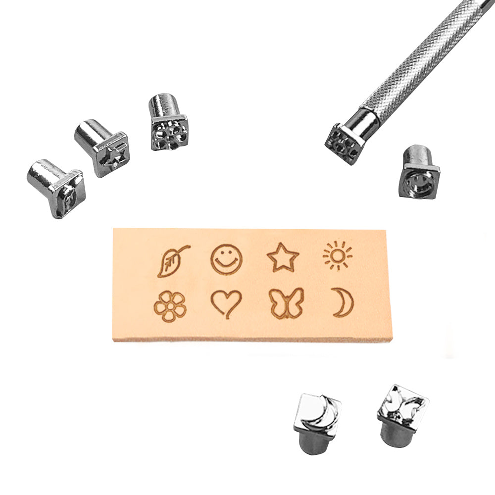 9Pcs Pattern Stamping Set 3/8" (8mm)